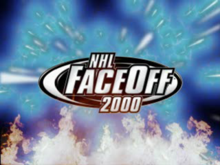 NHL FaceOff 2000 title screen for Playstation